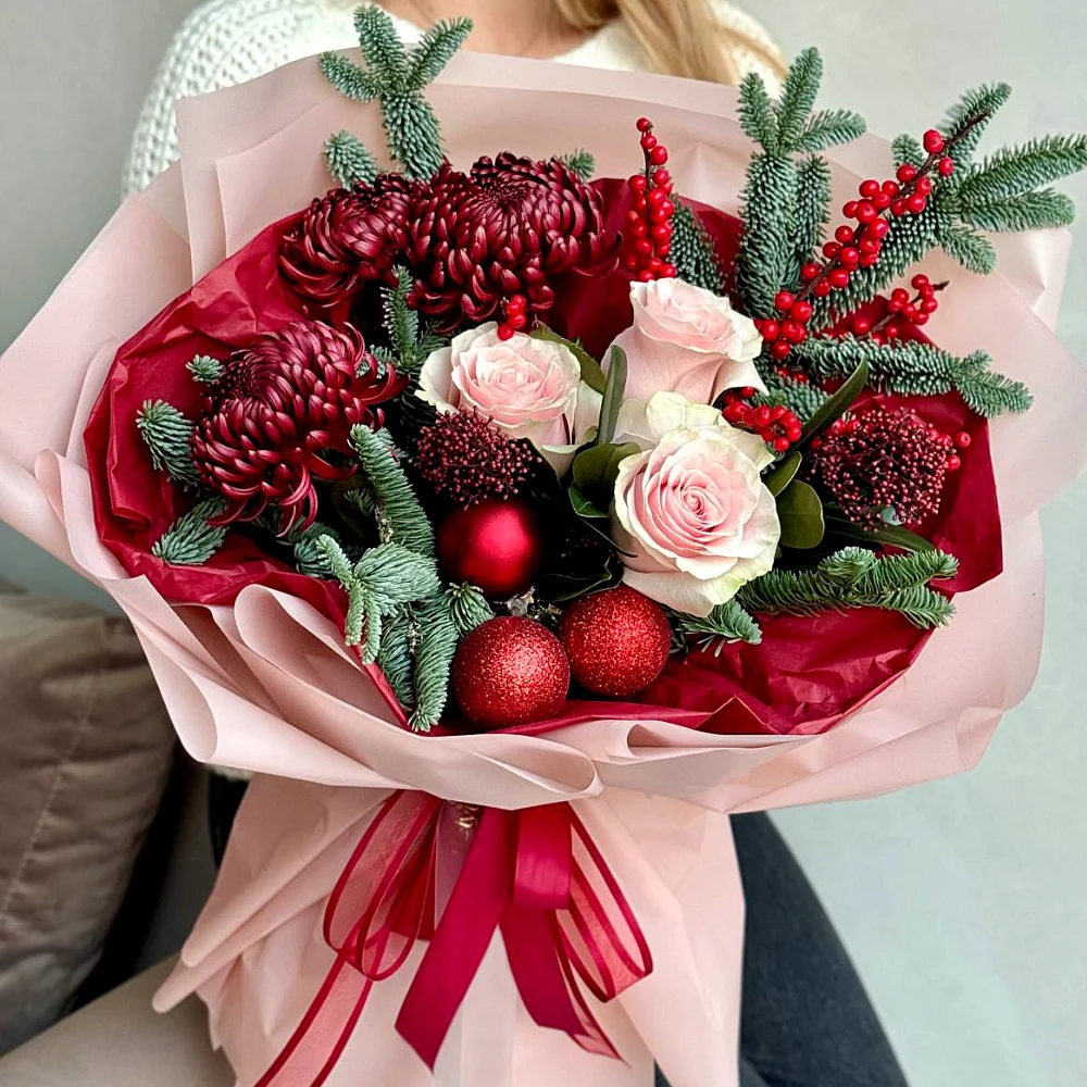 Новогодние букеты