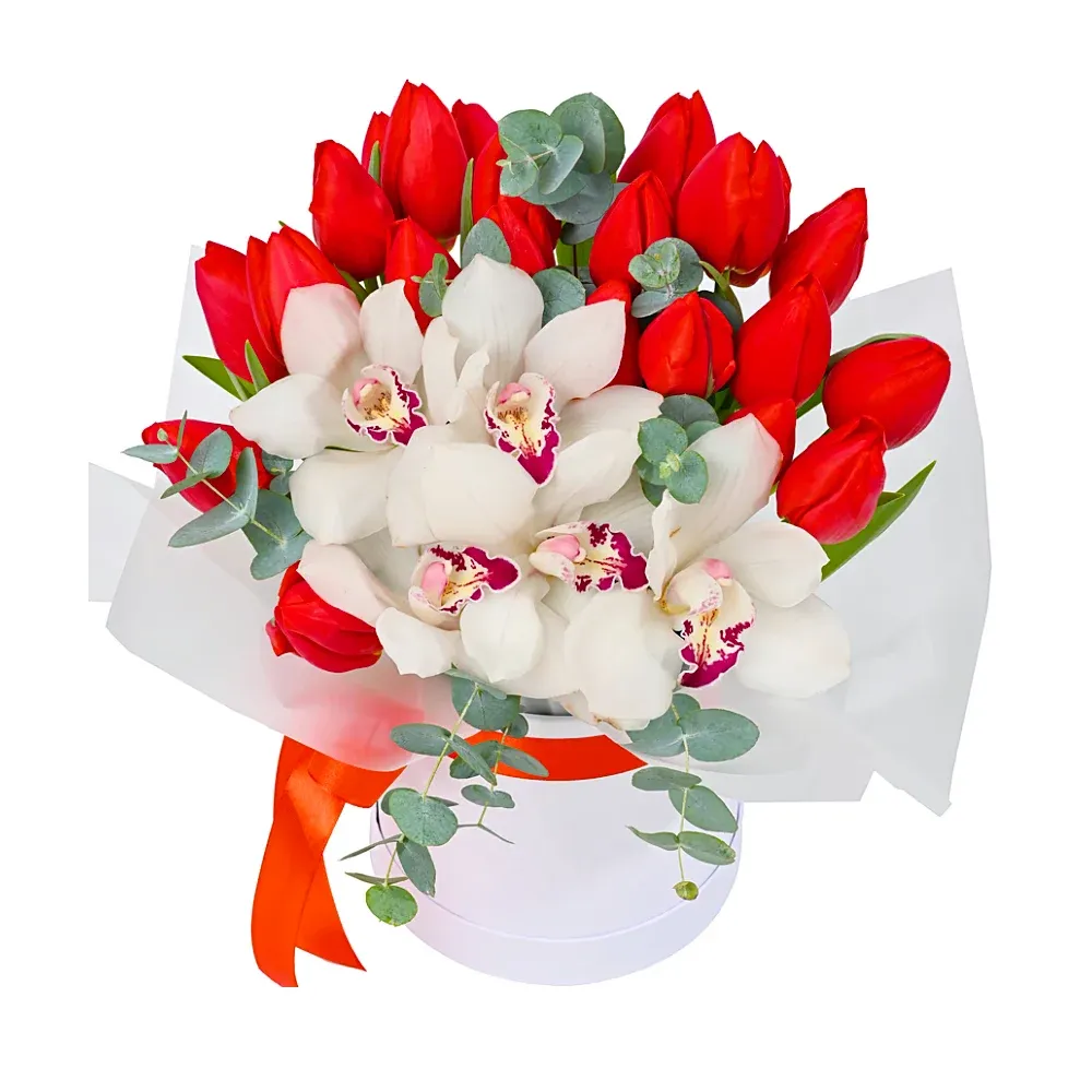 Цветы в коробке 